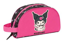 Neceser Escolar Kuromi Negro Fucsia 26 x 16 x 9 cm