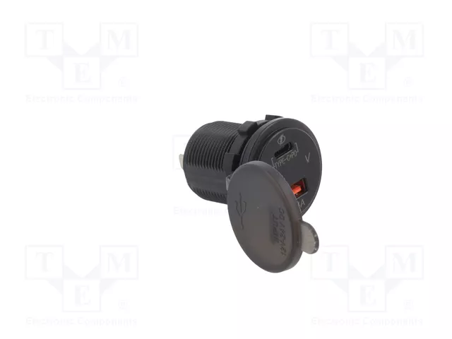 ESOL Alimentador USB con USB-A y USB-C Blanco