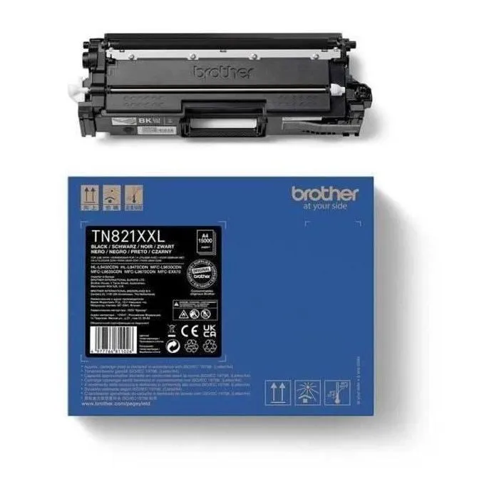 Brother Toner TN821XXLBK Negro XXL
