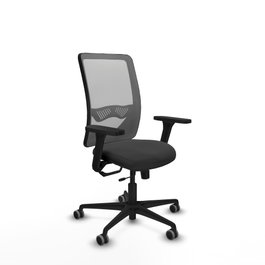 PIQUERAS Y CRESPO Silla de oficina Zulema con mecanismo Sincro/Traslack Gris