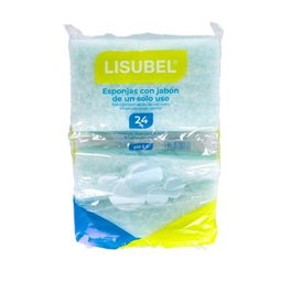 Lisubel Esponja Enjabonada 24 Unidades