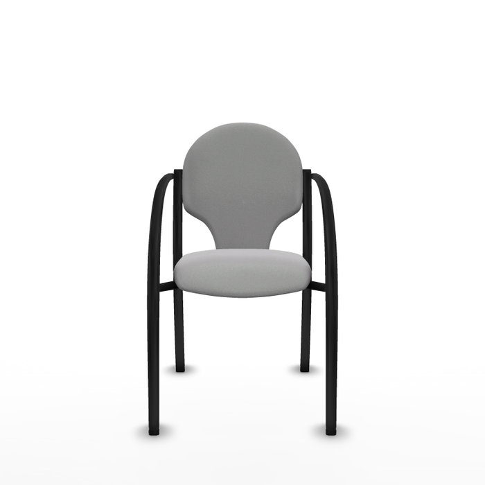 PIQUERAS Y CRESPO Silla Hellín Gris claro con Brazos fijos