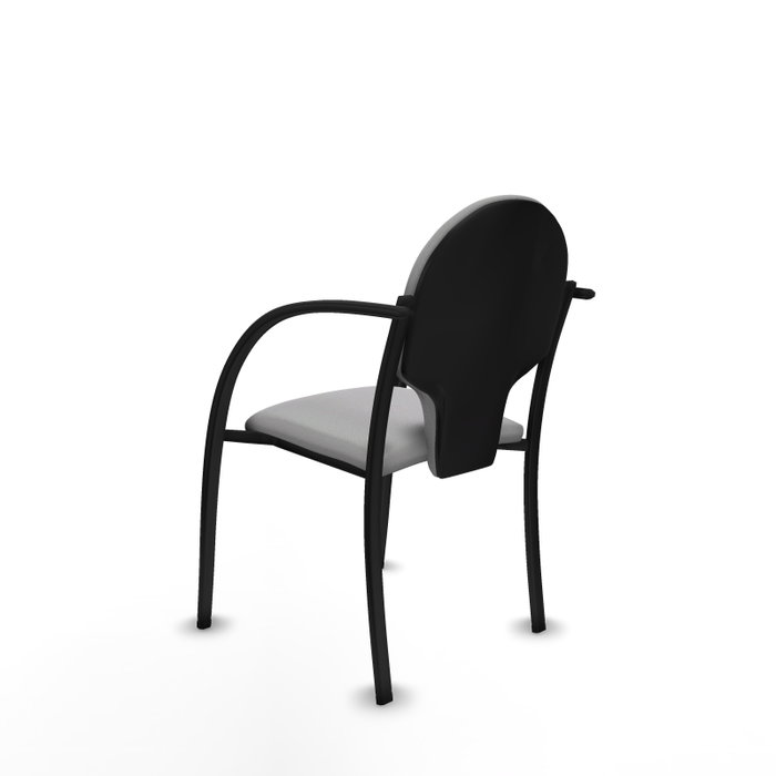 PIQUERAS Y CRESPO Silla Hellín Gris claro con Brazos fijos