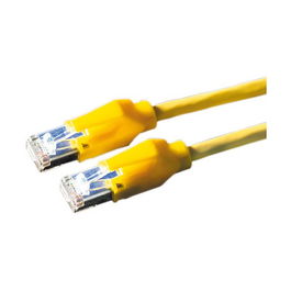 Roline Patchkabel Cat.6 S/FTP LSZH 7702 flex, Modelo Hirose TM21, Cable de Red Categoría 6 Clase E Blindado, Amarillo, 5 Metros