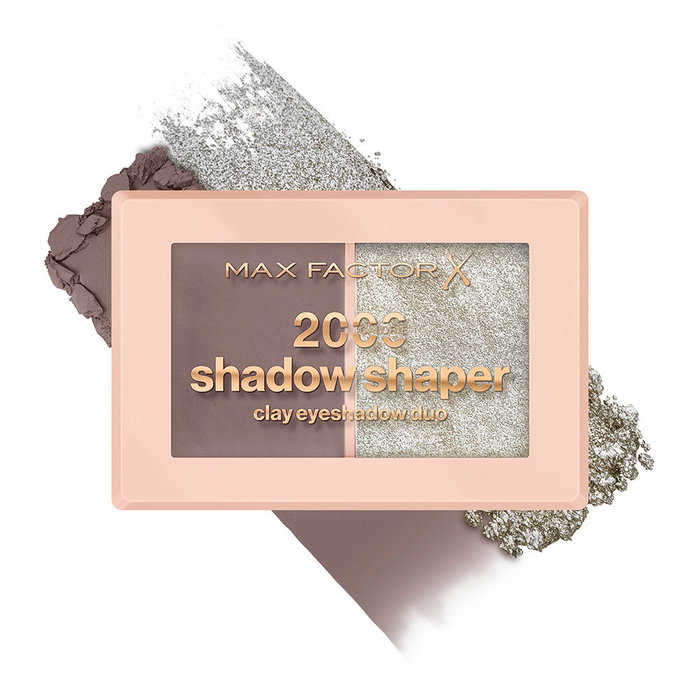Max Factor 2000 Calorie Shadow Shaper Sombra de Ojos #040 Umber Spark 4 g - Paleta 2 en 1, Mate y Brillante