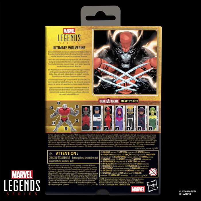 Hasbro Marvel Legends Figura Ultimate Wolverine 15 cm
