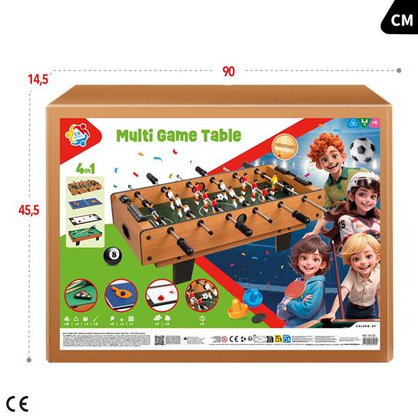 Color Baby Mesa Madera 4 Multijuegos