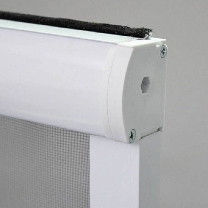 Stor Insect Red Mosquitera de Aluminio Lacado Blanco 125 x 145 cm