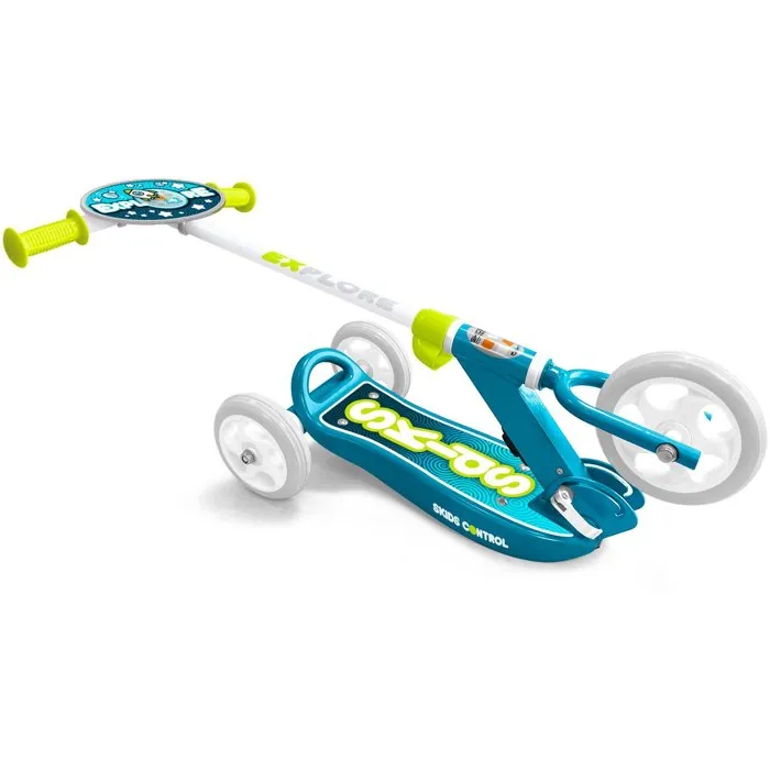 Stamp Patinete Plegable de 3 Ruedas STAMP Skids Control Explore - Azul - STA3496271880514