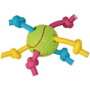Nayeco Pack de 3 Pelotas de Goma con Cuerda Tricolor de 6 cm
