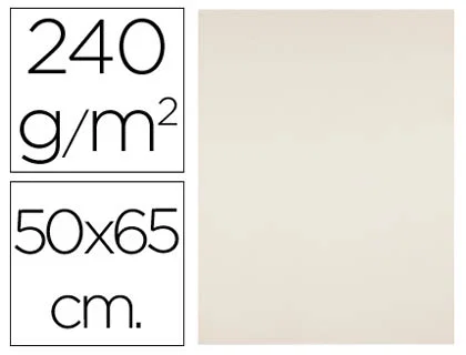 Liderpapel Cartulina Crema 50x65 cm 240g/m2 de 25 Hojas Liderpapel Cartulina Crema 50x65 cm 240g/m2 de 25 Hojas
