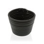 Versa Cesta Redonda Negra 13x10 cm (2 Unidades)