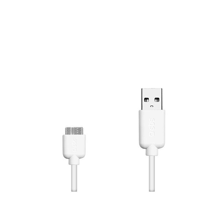 Cable USB SBS TECABLEMICROSA Blanco