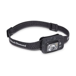 Black Diamond Spot 400 Frontal LED 400 Lúmenes, Impermeable IPX8, Con Cinta para Cabeza, Modos Alto/Bajo/Noche/Estroboscopio, Color Negro
