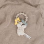Chicco Anillo Suave Conejito con Sonajero y Mordedores de Silicona - Estimulación Sensorial Bebé 0+ Meses