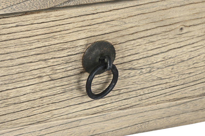 DKD Home Decor Consola Item Home Natural 178 x 85 x 38 cm Olmo Macizo 4 Cajones DKD Home Decor Consola Item Home Natural 178 x 85 x 38 cm Olmo Macizo 4 Cajones