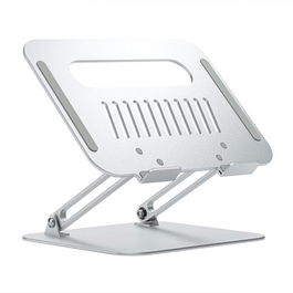 Aisens Soporte Sobremesa XL Ajustable para Portátil y Tablet de 10-17 Pulgadas en Color Plata