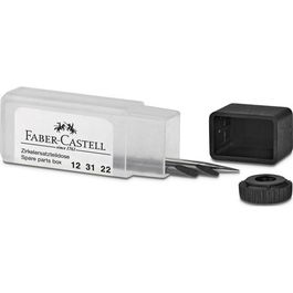 Faber Castell Caja De Piezas De Recambio Para Compás Con Minas Tornillo Y Punta