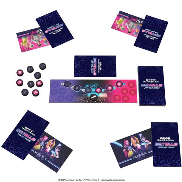 Asmodee K-Pop Demon Hunters Batalla por los focos