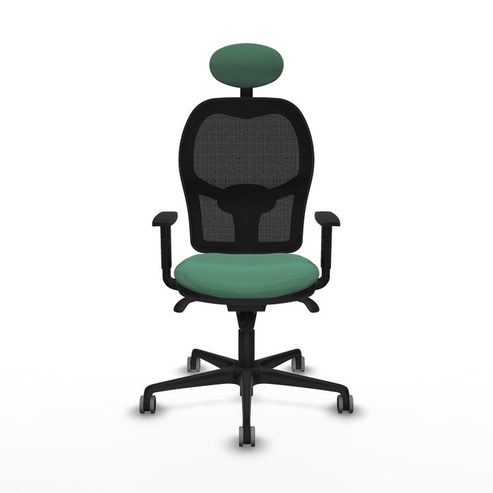PIQUERAS Y CRESPO Silla de oficina Jorquera Verde esmeralda y Negro