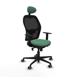 PIQUERAS Y CRESPO Silla de oficina Jorquera Verde esmeralda y Negro
