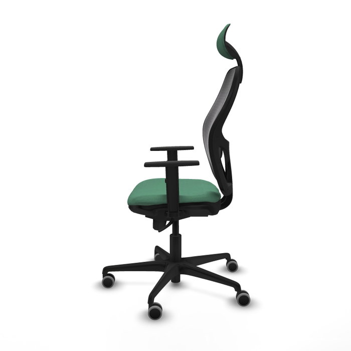 PIQUERAS Y CRESPO Silla de oficina Jorquera Verde esmeralda y Negro