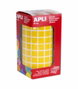 Apli Gomets Cuadrados 10mm Rollo Amarillo (6.372 unidades)