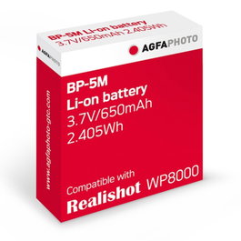 Agfaphoto Batería ABP5M para Realishot WP8000