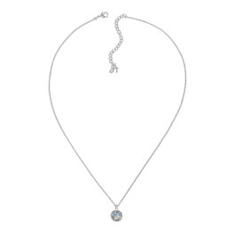 Adore Collar Shimmer Mini Metallic Pave Disc con Cristales Swarovski Gris 17cm