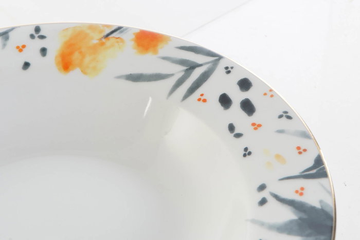 DKD Home Decor Set de Platos de Porcelana AUTUMN SHENGDA Multicolor y Azul DKD Home Decor Set de Platos de Porcelana AUTUMN SHENGDA Multicolor y Azul