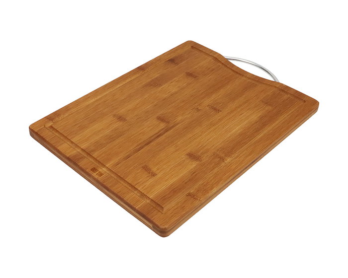 Inde Tabla Cortar Bambu Dark Con Asa 34.5 cm (12 Unidades)