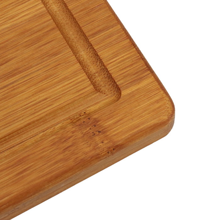Inde Tabla Cortar Bambu Dark Con Asa 34.5 cm (12 Unidades)