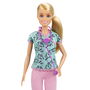 Mattel Barbie Muñeca Tú Puedes Ser Enfermera GTW39 +3 Años Muñeca Enfermera con Estetoscopio para Niñas