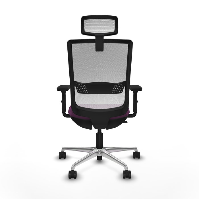 PIQUERAS Y CRESPO Silla de oficina Haches con mecanismo Sincro/Traslack Morado y Blanco PIQUERAS Y CRESPO Silla de oficina Haches con mecanismo Sincro/Traslack Morado y Blanco