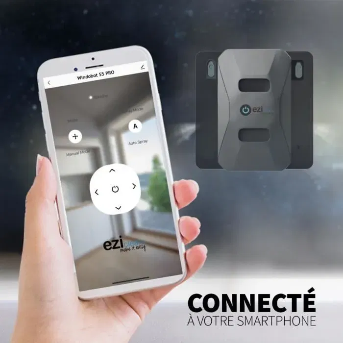 Eziclean Robot Lavacristales Windobot S6 ULTRA - Todas las Superficies - Cable 5m