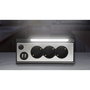 Rev REV LIGHT SOCKET 3-fold Multiple Socket Outlet +2x USB Negro