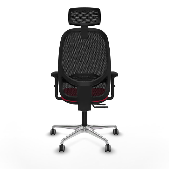 PIQUERAS Y CRESPO Silla de oficina Cilanco con mecanismo Sincro/Traslack Rojo y Negro PIQUERAS Y CRESPO Silla de oficina Cilanco con mecanismo Sincro/Traslack Rojo y Negro