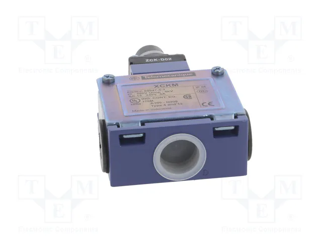TELEMECANIQUE SENSORS Interruptor de fin de carrera con roldana metálica Ø12mm NO + NC
