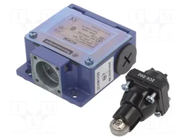 TELEMECANIQUE SENSORS Interruptor de fin de carrera con roldana metálica Ø12mm NO + NC
