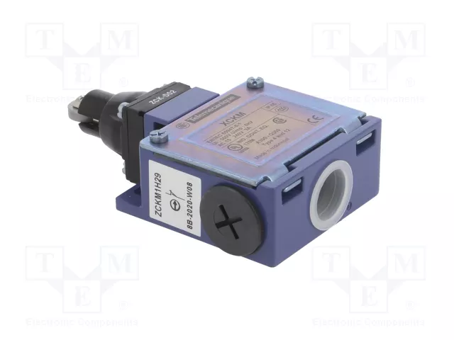 TELEMECANIQUE SENSORS Interruptor de fin de carrera con roldana metálica Ø12mm NO + NC