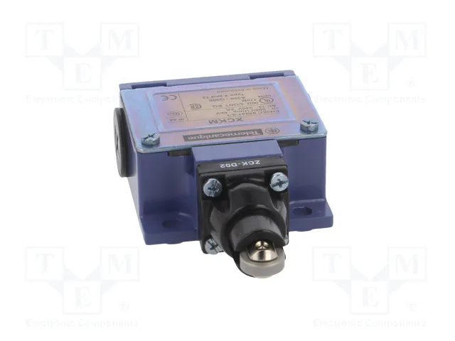 TELEMECANIQUE SENSORS Interruptor de fin de carrera con roldana metálica Ø12mm NO + NC