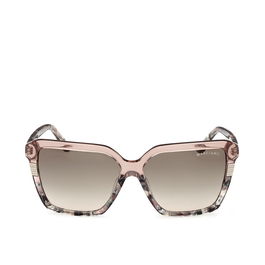 Guess By Marciano GM00009 Gafas de Sol Mujer Rosa Animal Print Cuadradas 58 mm