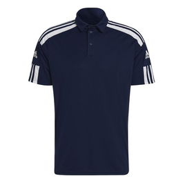 Polo de Manga Corta Hombre Adidas Sq21 Azul oscuro Fútbol 37 1/3