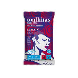 Toallita Pharmia Skin Higiene Intima Paquete De 10