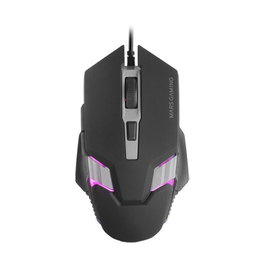 Mars Gaming Ratón Gaming MM024 Óptico 4000 DPI, RGB Flow, 6 Botones Mecánicos Huano, Negro, para Diestros, USB