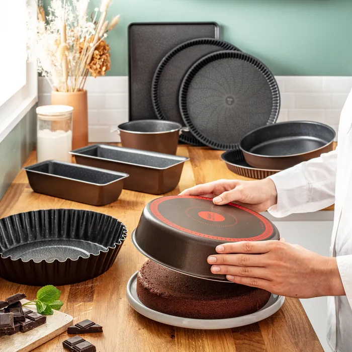 ÉXITO TEFAL Pastel redondo J1609702 26 cm marrón