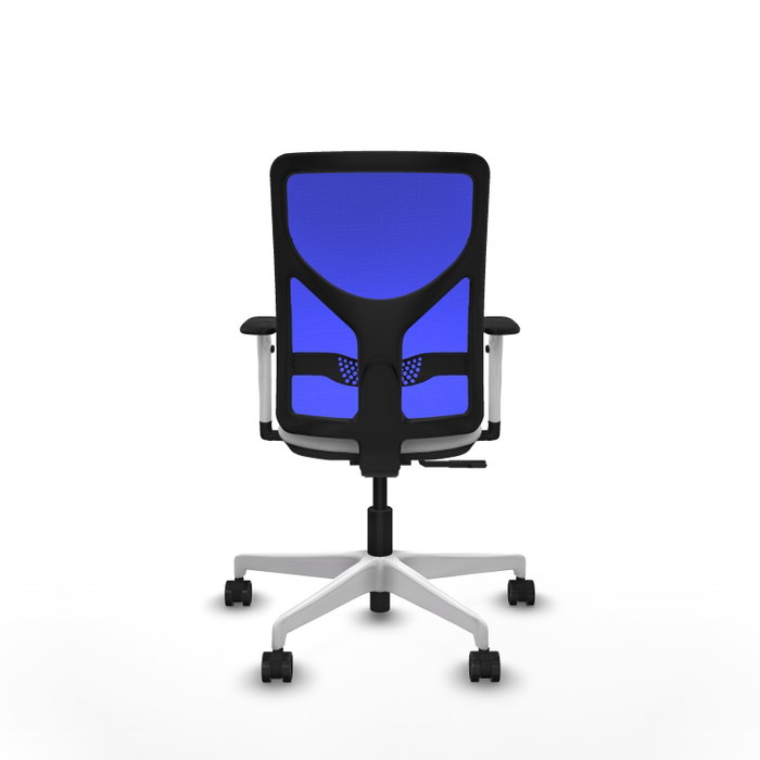 PIQUERAS Y CRESPO Silla de oficina Motilla con mecanismo Sincro, Azul y Blanco PIQUERAS Y CRESPO Silla de oficina Motilla con mecanismo Sincro, Azul y Blanco
