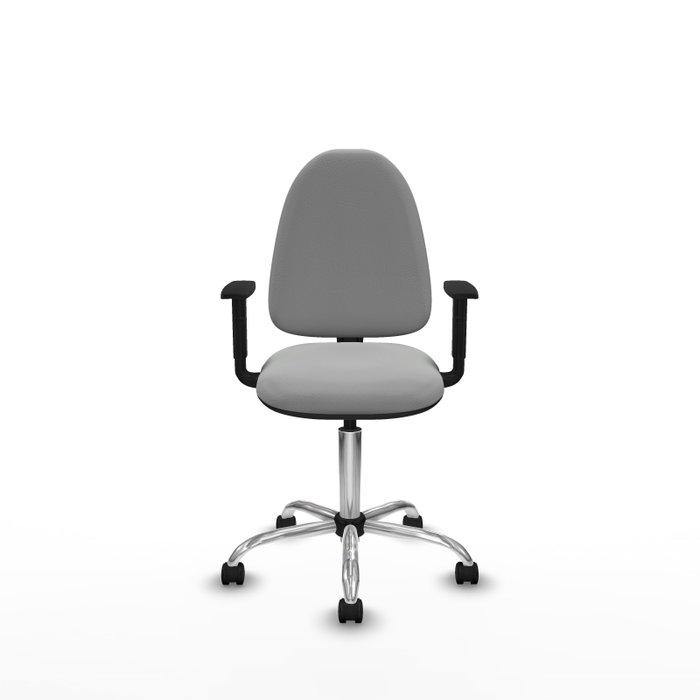 PIQUERAS Y CRESPO Silla de oficina Aýna en Similpiel Gris claro