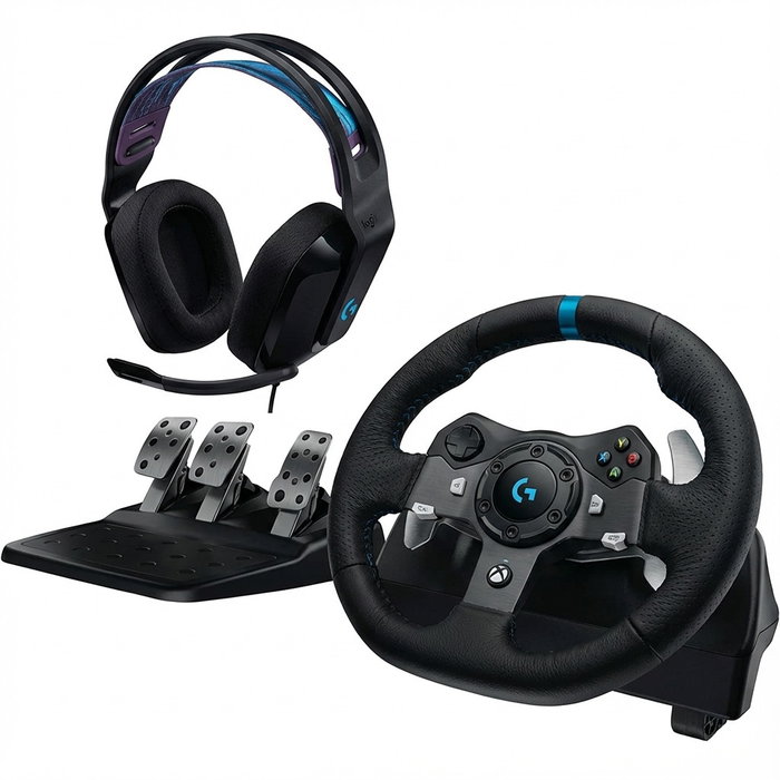 Logitech G920 EU + G335 Black Pack Volante y Auriculares Logitech G920 EU + G335 Black Pack Volante y Auriculares