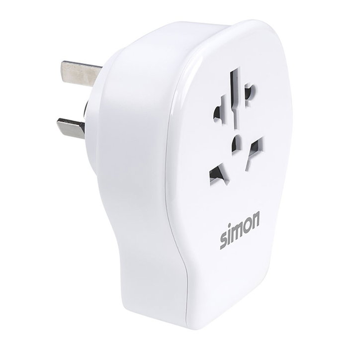 Simon Adaptador de viaje universal para China USB-A + 2 USB-C 20 W carga rápida Simon Adaptador de viaje universal para China USB-A + 2 USB-C 20 W carga rápida